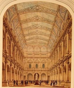 Scheme for Roofing the Courtyard of the Royal Exchange by William Tite